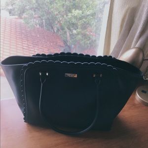 kate Spade leather tote black